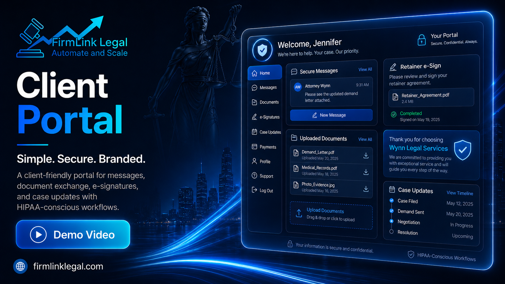 Client Portal Demo preview