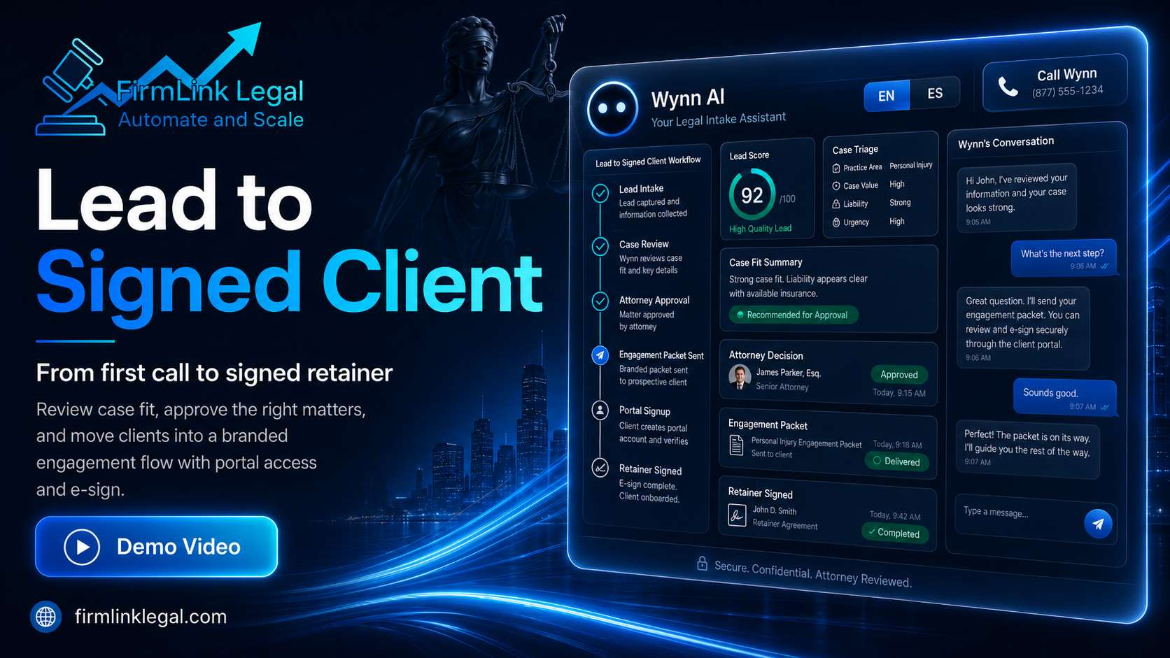 Lead to Signed Client Workflow preview